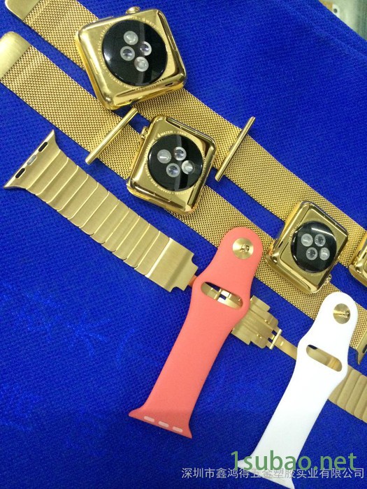 电镀加工  Apple Watch 智能手表电镀厚金 表面处理镀金加工 苹果智能手表电镀黄金、玫瑰金加工 专业镀金加工图2
