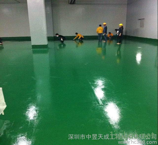 深圳宝安厂房地坪漆 深圳石岩公明塑胶真空电镀加工厂防腐地面图3