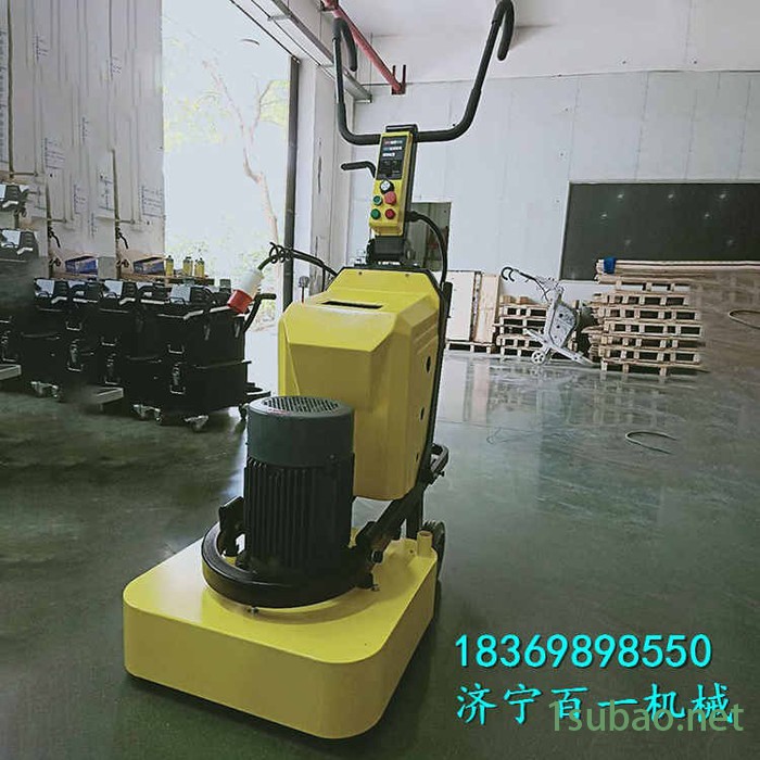 环氧地坪四盘打磨机 树脂磨片抛光机 多磨头研磨机图3