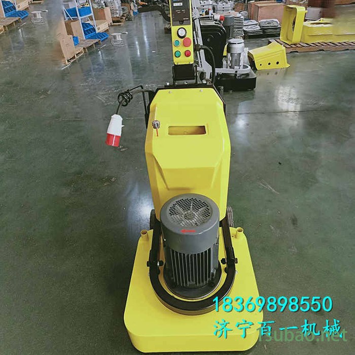 环氧地坪四盘打磨机 树脂磨片抛光机 多磨头研磨机图2