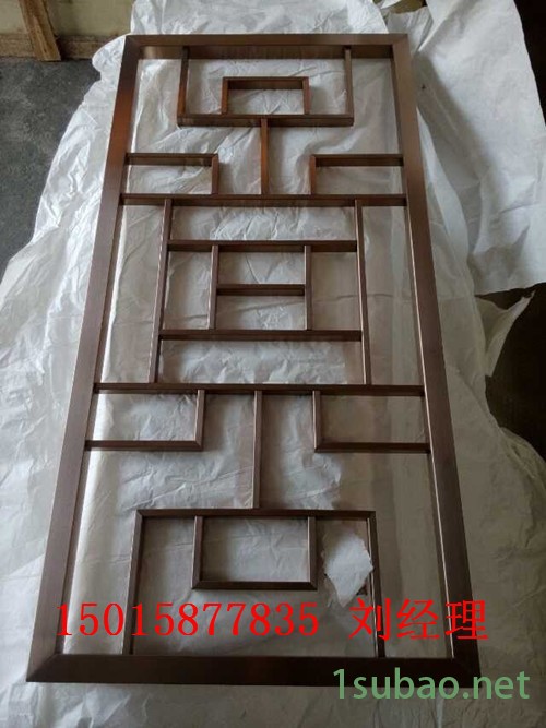 无锡酒店黑钛屏风电镀加工厂 不锈钢屏风电镀黑钛的加工费图4