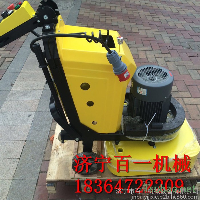 混凝土地面打磨机 手推式地面打磨机 630型水泥地面研磨机 树脂磨片抛光机 地坪打磨机图5