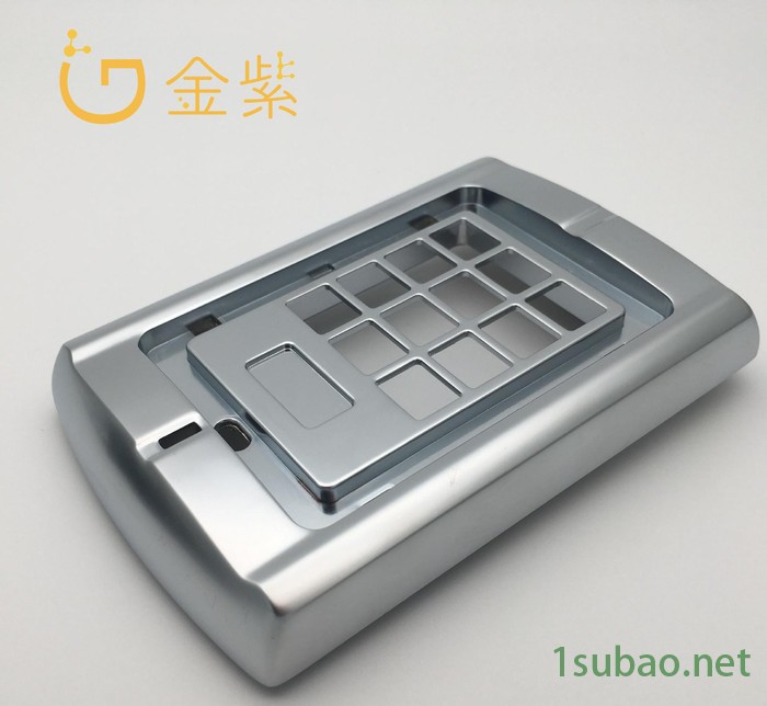 智能门禁前盖 装饰铬加工 电镀加工 装饰铬电镀加工铝件加工图3