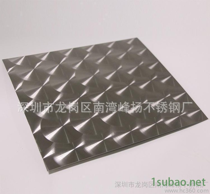 鱼鳞纹不锈钢镭射板专业加工  不锈钢电镀加工价格 201不锈图2