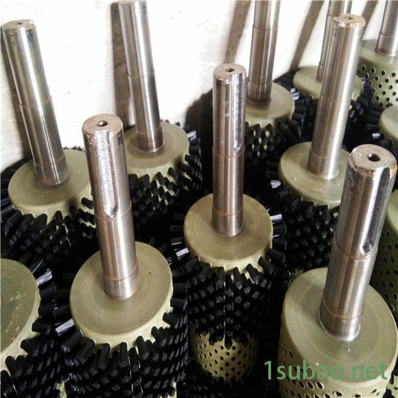 【昊鑫刷业**毛刷辊尼龙除尘毛刷辊抛光机械玻璃清洗机毛刷辊植毛滚刷图2