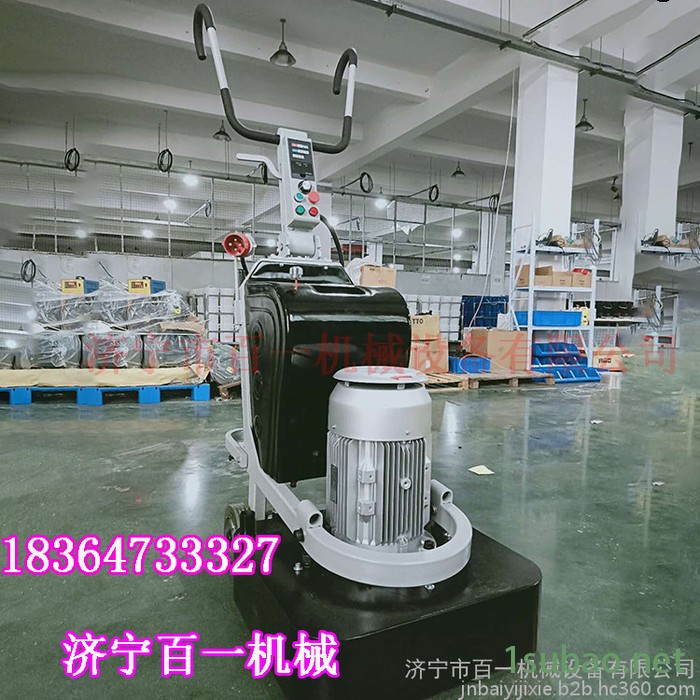 石材工程研磨机抛光机，四盘对转研磨机 四盘12磨头研磨机 手推式打磨机图2