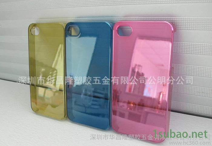 iphone5/4/4sUV真空电镀加工真空镀膜、+镭雕、平面电镀图2