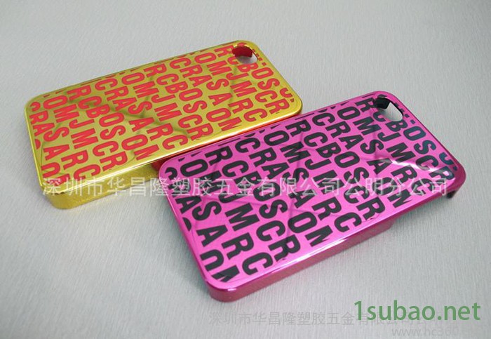 iphone5/4/4sUV真空电镀加工真空镀膜、+镭雕、平面电镀图3