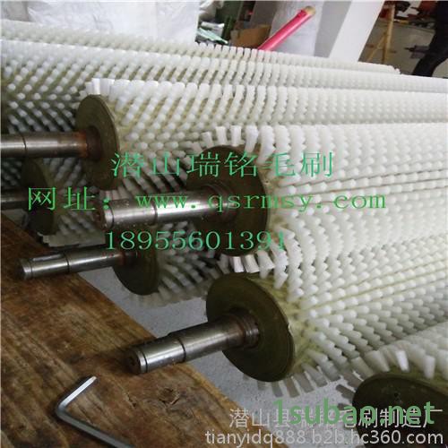 定制磨毛机毛刷辊 钢丝滚刷 镀铜丝刷辊 抛光机毛刷图5
