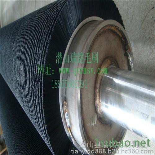 定制磨毛机毛刷辊 钢丝滚刷 镀铜丝刷辊 抛光机毛刷图7