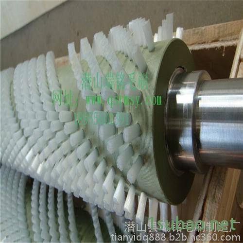 定制磨毛机毛刷辊 钢丝滚刷 镀铜丝刷辊 抛光机毛刷图2