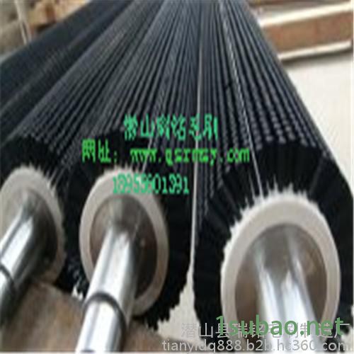 定制磨毛机毛刷辊 钢丝滚刷 镀铜丝刷辊 抛光机毛刷图3