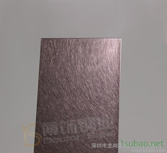 304褐金不锈钢乱纹板批量销售价格 【不锈钢专业电镀加工】图2