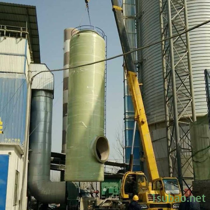 阳泉脱硫塔 大型脱硫塔 燃煤锅炉脱硫塔 工业炉脱硫塔 玻璃钢除尘器 除尘脱硫塔图3