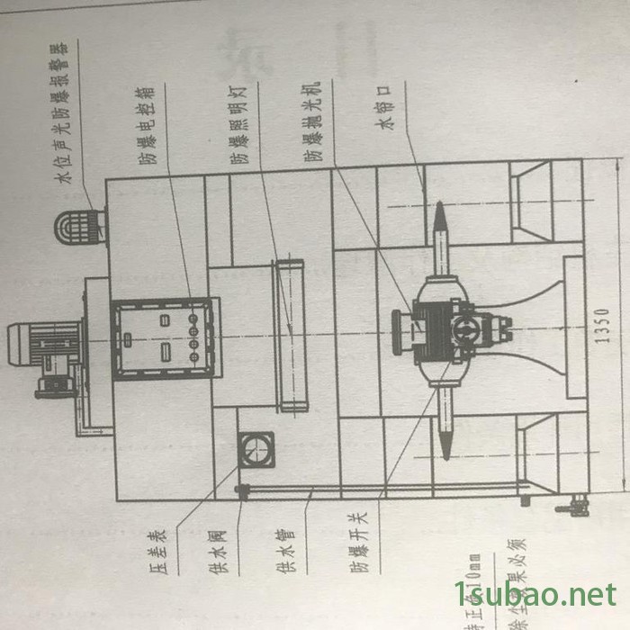 正义ZY-312单机湿式除尘防爆抛光机，防爆抛光机，小型抛光机图2