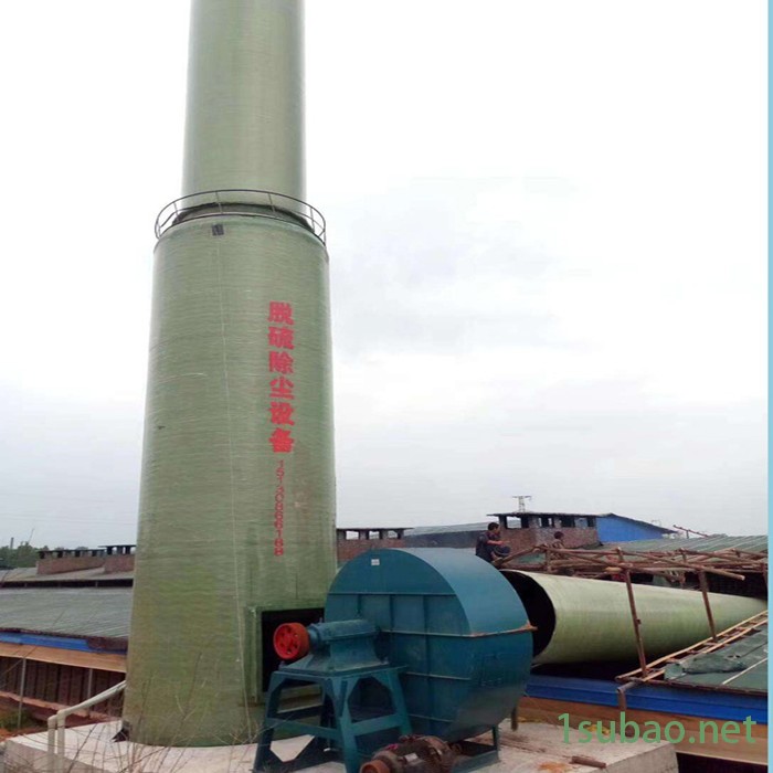 正泽兴 锅炉脱硫塔 燃煤锅炉脱硫塔 工业炉脱硫塔 玻璃钢除尘设备 乌鲁木齐脱硫塔图2