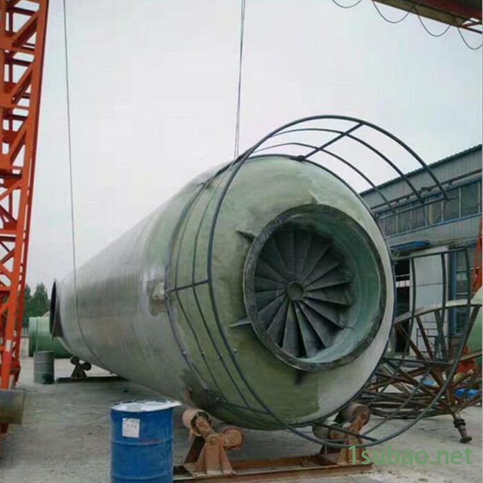 葫芦岛脱硫塔 玻璃钢脱硫塔 砖厂窑炉脱硫塔 工业炉脱硫塔 玻璃钢工业脱硫塔 除尘脱硫塔图4