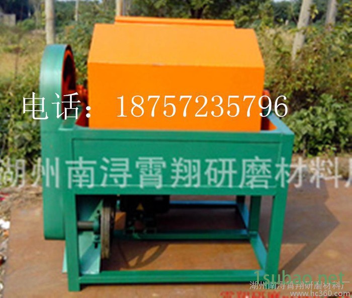 供应霄翔500L滚筒抛光机 滚筒研磨机 光饰机图2