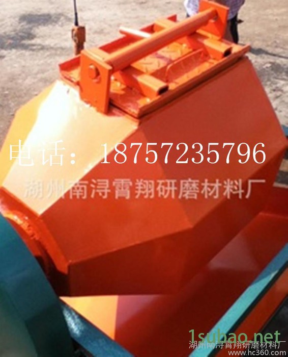 供应霄翔500L滚筒抛光机 滚筒研磨机 光饰机图3