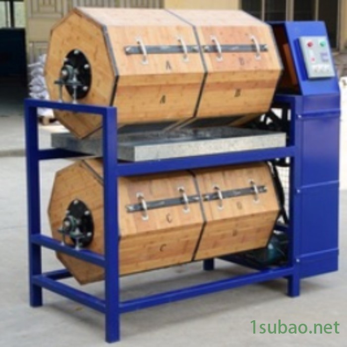 精富 YH-600型  竹板双层 干式滚筒研磨机 抛光机  **图2