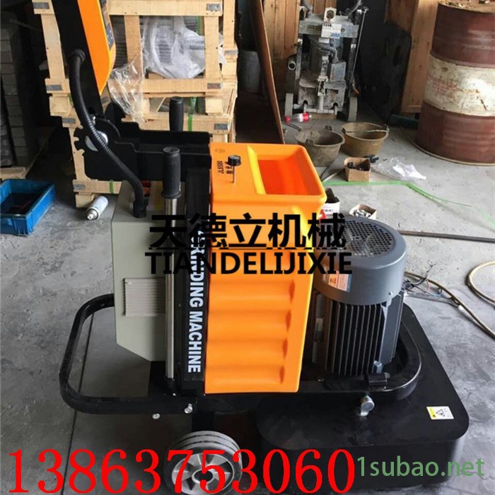 天德立580变频固化地坪研磨机 12头7.5KW多功能地坪研磨机 水泥抛光机 手扶式石材翻新机图4