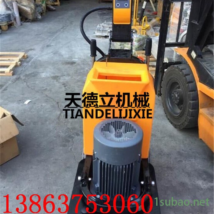 天德立580变频固化地坪研磨机 12头7.5KW多功能地坪研磨机 水泥抛光机 手扶式石材翻新机图5
