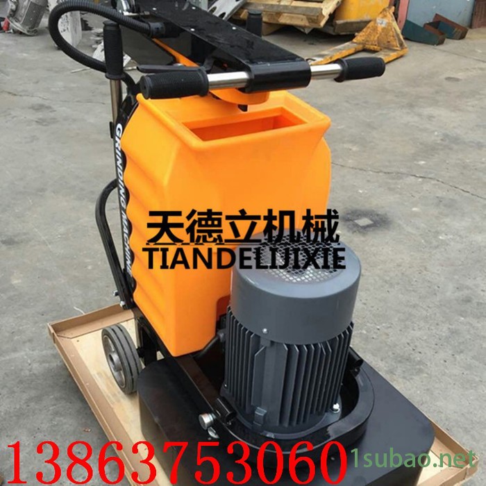 天德立580变频固化地坪研磨机 12头7.5KW多功能地坪研磨机 水泥抛光机 手扶式石材翻新机图2