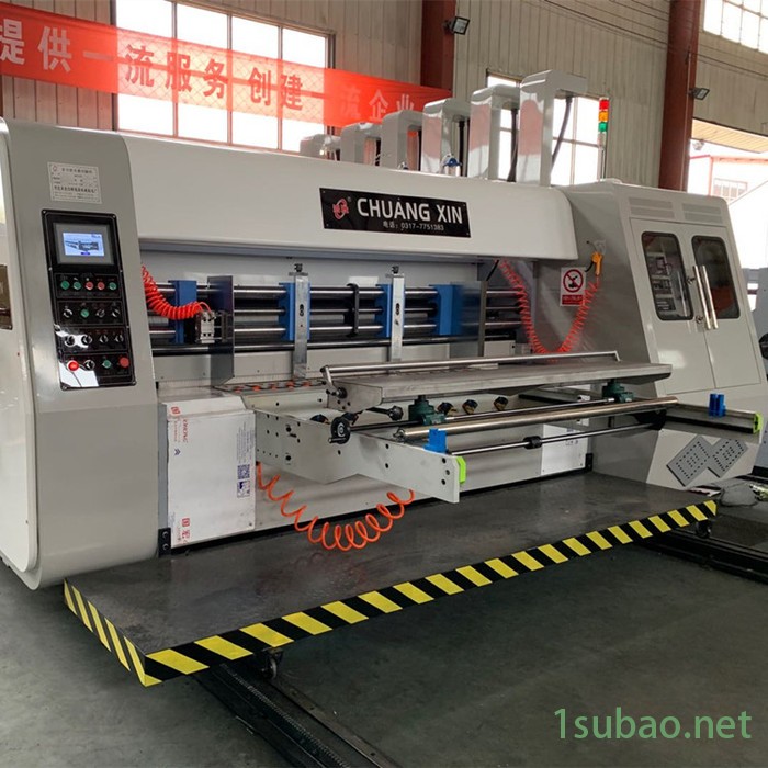 创新纸箱机械 高速印刷模切机 瓦楞纸板模切开槽机 现货供应纸箱三色印刷机图3