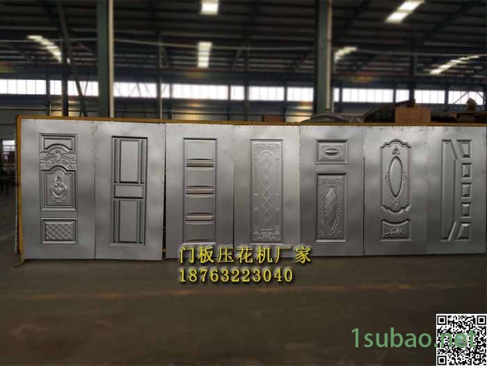 LEAD 防盗门液压机 不锈钢板压花压纹机图2