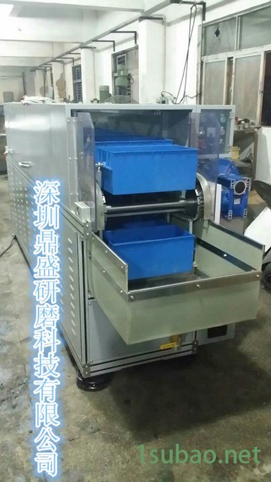 鼎盛研磨机磁力研磨抛光机、手机中板专用研磨抛光机、去毛刺披锋磁力机、半自动磁力研磨生产线、磁力研磨机、抛光机厂家图3