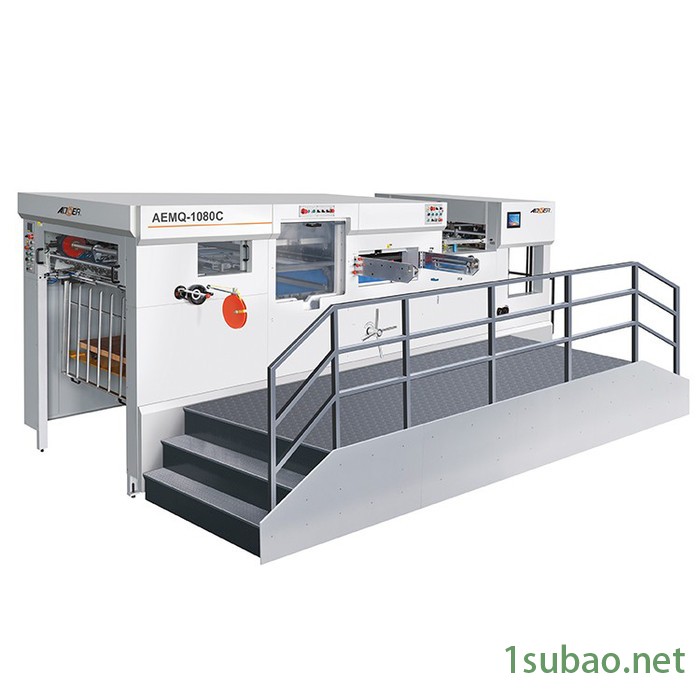 奥尔 AEM-1080Q全自动平压平模切机 自动啤机压痕机  带自动清废模切机图3