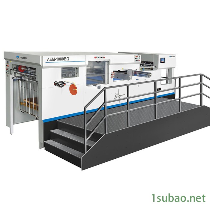 奥尔 AEM-1080Q全自动平压平模切机 自动啤机压痕机  带自动清废模切机图2