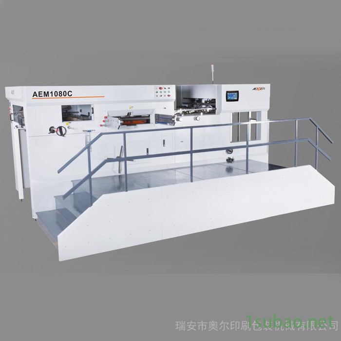 奥尔 全自动模切机 AEM-1080C 平压平自动啤机压痕机 平压压痕切线机 烫金机图2