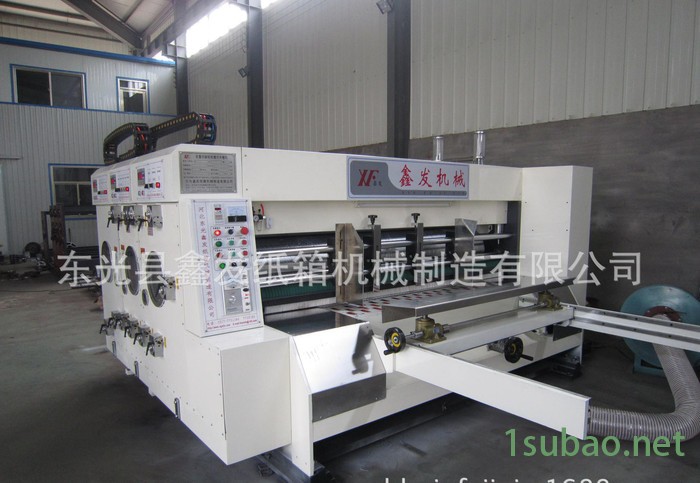 纸箱自动送纸双色水墨印刷圆压圆模切机图3