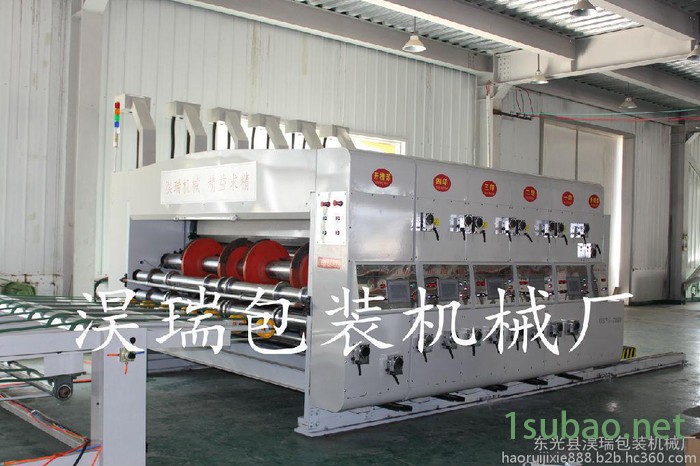 **淏瑞2600-410 高速全自动水墨印刷圆压圆模切机 高速纸箱印刷开槽机 全套纸箱机械设备图5