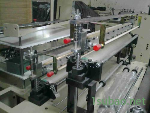 穿绳袋边封制袋机 塑料拉链手提穿绳袋制袋机 烫把一体热切边封机图4