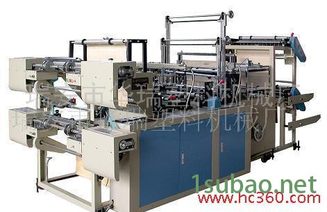 供应华瑞塑LDFB-600机电脑控制高速无心连卷背心袋制袋机图2