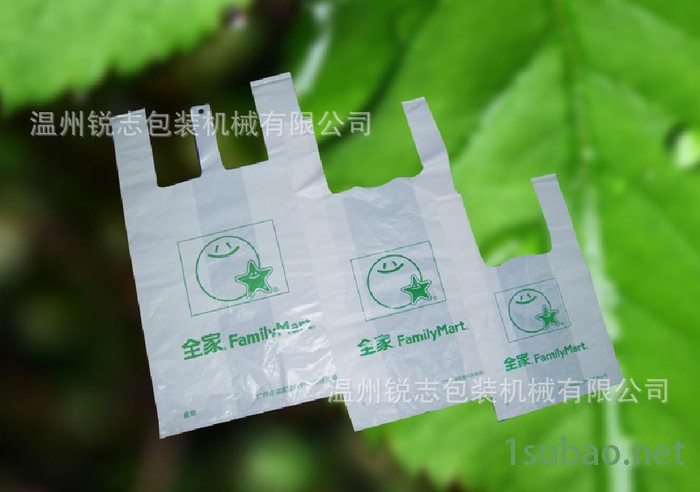 **】电脑控制热封热切制袋机（背心袋设备）购物袋图3