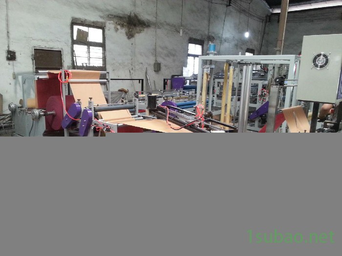 穿带连卷制袋机 无纺布制袋机图2