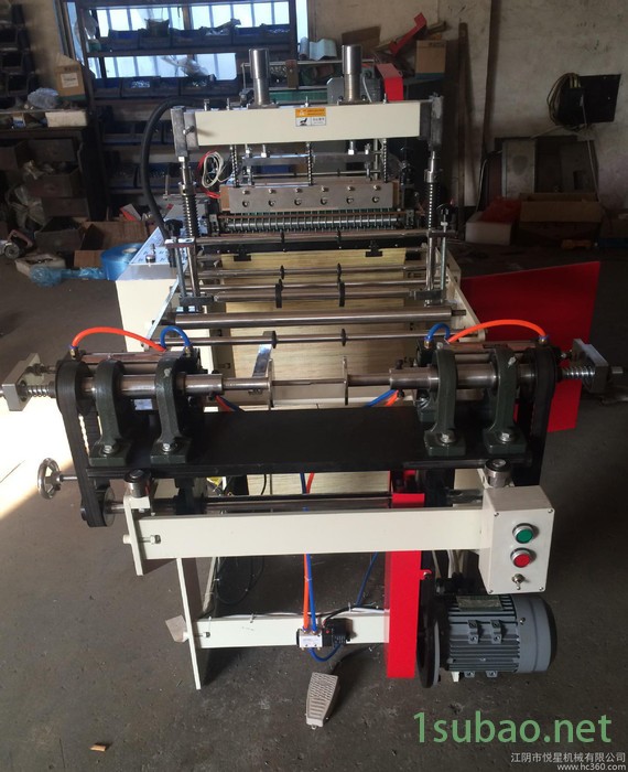 新款无拉伸高速连卷平口袋 垃圾袋 保鲜袋制袋机（200个/分图2