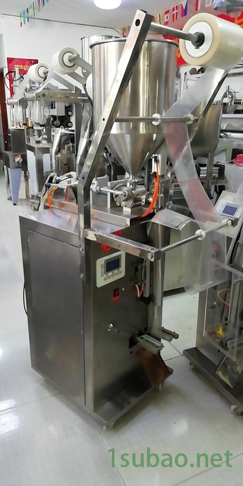 全自动蜂蜜定量液体包装机 三边封辣椒油定量包装机 甜面酱小袋包装机图6