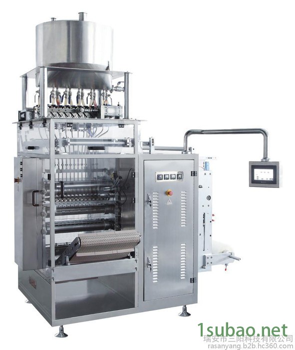 供应三阳四边封多列麦当劳蕃茄酱小袋包装机 全自动四边封多列酱体包装机图3