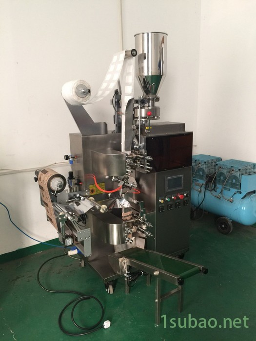 炭烧咖啡挂耳滤泡式全自动包装机械  三、四边封全自动挂耳咖啡包装机械 内外袋速溶咖啡挂耳包包装机械图4