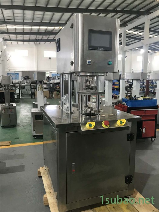 即食燕窝抽真空封罐机 奶粉罐封罐机 食品塑料罐封口机图2