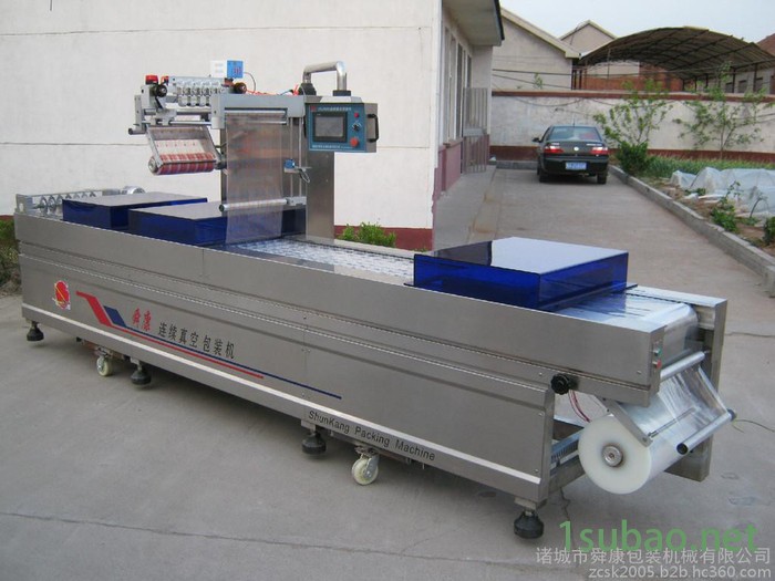 供应舜康DLZ320拉伸式真空包装机 自动封口机图2