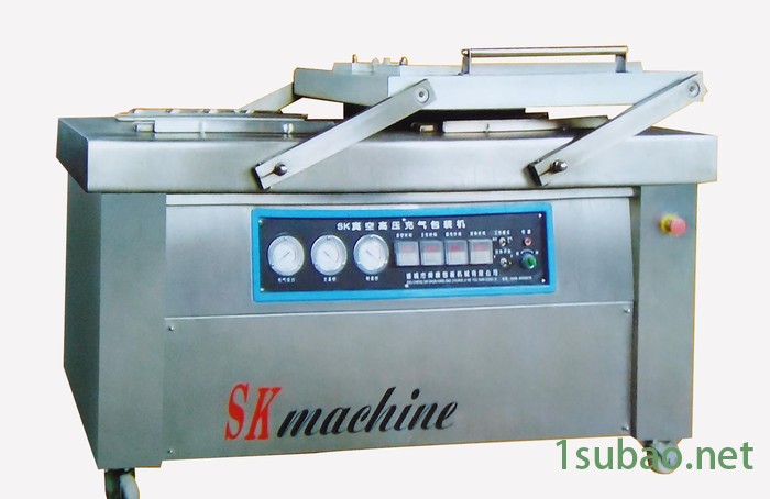 直销舜康GZC500/2S真空高压充气包装机海参鲍鱼充气封口机图2