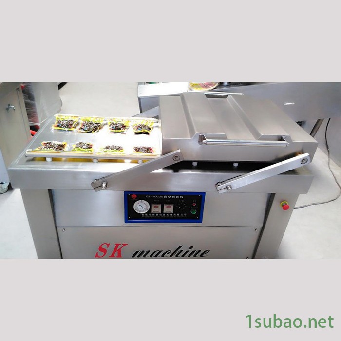 诸城舜康DZ600/2S自动摇摆式真空包装机 小辣鱼封口机图2
