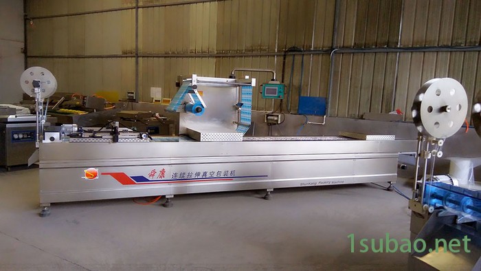 诸城舜康DZL420泡椒凤爪拉伸膜真空包装机 食品机械包装机封口机图4