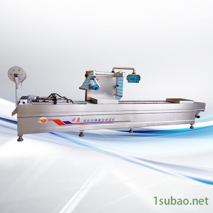 诸城舜康DZL420泡椒凤爪拉伸膜真空包装机 食品机械包装机封口机图2