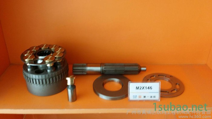 韩国 油压液压配件M2X146泵胆/平面柱塞九孔/铜头摇摆总成钢片等液压件图3